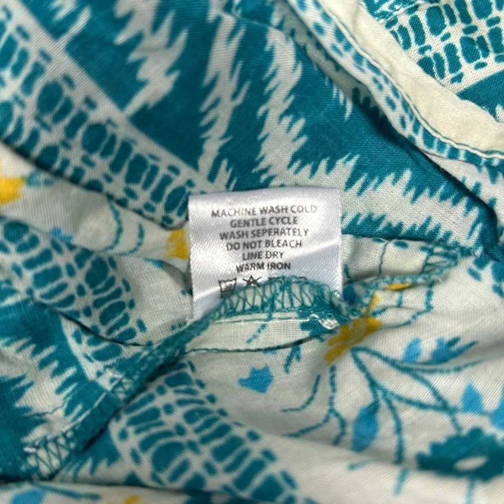 Tuckernuck Teal Floral Midi Dress - Picture 5 of 6